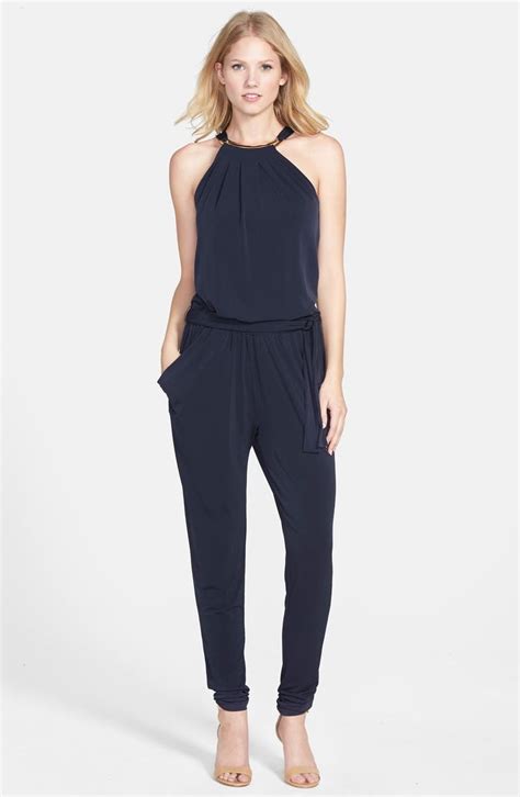 michael kors jumpsuit for girls|Michael Kors sleeveless jumpsuit.